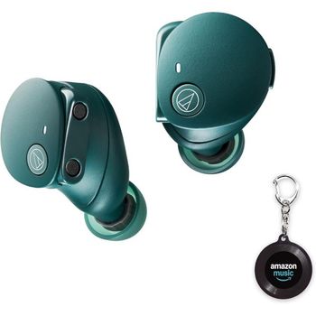 [해외] 오디오 테크니카 이어폰 ATH CKS50TW2 GR E 무선 이어버드 블루투스 5.3 노이즈 캔슬링 저음 LE