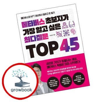 메타버스 초보자가 가장 알고 싶은 최다질문 TOP 45 추천도서