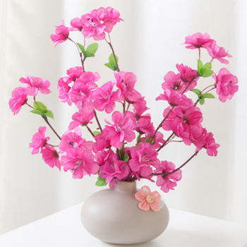 진달래 조화 화병 봄소식 set 37cm 인테리어 꽃 테이블