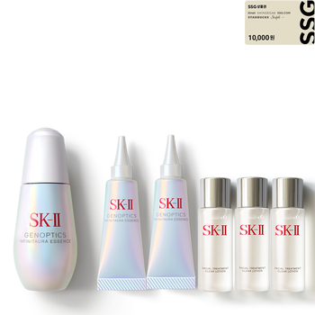[신세계백화점][LIVE]SK-II 제놉틱스 인피니트오라 에센스 50ml 세트 +모바일 1만원권 10/23발송