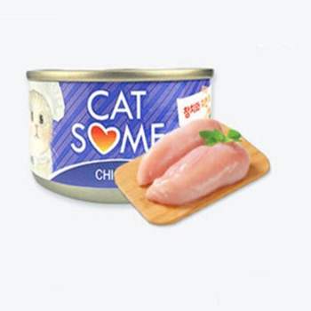 캣썸CAT SOME 참치와 치킨 80g 24개 고양이닭고기간식 랙돌간식 애묘간