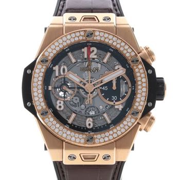 [중고] [구구스]중고명품 위블로 빅뱅 유니코 크로노 다이아 골드 시계 (441.OX.1180.RX.1104) (NO 10183685)