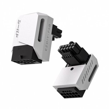 EZDIY-FAB SHIELD 12V-2X6 STD 90도 어댑터 (화이트)