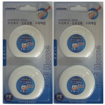 N2P가는치실 무향 50M 4개 치간칫솔_25356298