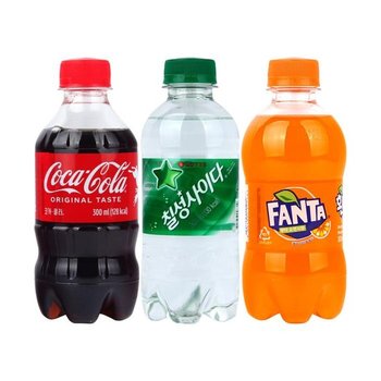 [코카콜라] 칠성사이다코카콜라환타 300ml x 각8개(총24개) (15762691)