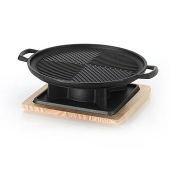 고기판 캠핑 무쇠 리빙아트 그릴팬 요리 구이 25cm SNM-WFP8GVX