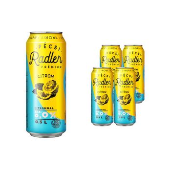 페치 라들러 프리미엄 헝가리 비알콜 논알콜 맥주 (레몬맛) 500ml x4캔..[36000182]