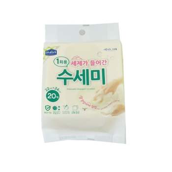 크린 970RAX65 1회용 세제 수세미 20매
