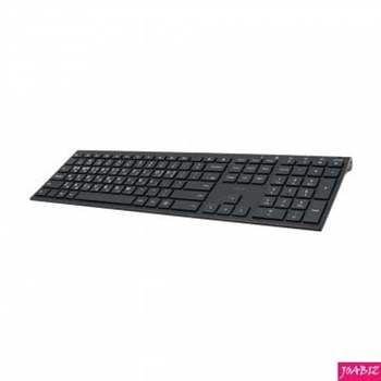 Coms 슬림형 블루투스 키보드 Black 280mAh 리튬배터리 멀티페어링 게이밍키보드