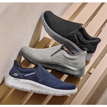 스케쳐스 기모 슬립온 고워크 슬립인스 남성 방한화 발편한 운동화