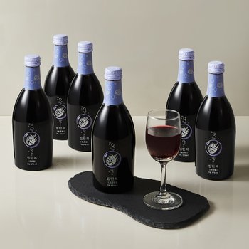 [오늘출발] 배상면주가 스파클링 와인 복분자주 빙탄복 370ml X 6입(7%)