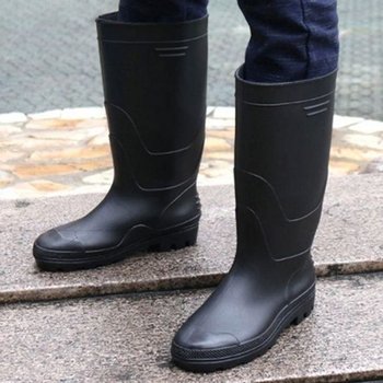 고품질 고무 남성 데일리 소재 낚씨 작업 롱 레인 부츠 신발 (WFFXEMG)