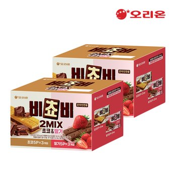 오리온 비쵸비 2mix 6번들 750g 2개