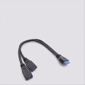 USB 포트 3.0 20P-USB 2P Y형 케이블 20cm 2Port AF Coms