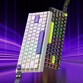 [해외] FURYCUBE M68HE 게이밍 기계식 키보드 마그네틱축 RT0.01 8K 유선버전 자극Pro축