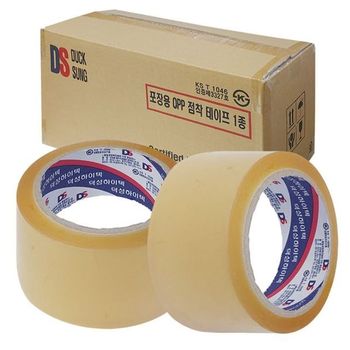 투명 WT67WK07 박스테이프 48mm 40M 50롤 포장테이프 사무용 접착용