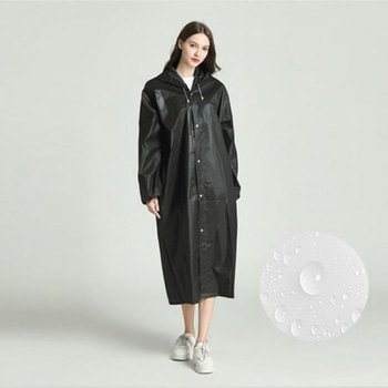 DD-10872 오버핏 코트 레인 우비 캐주얼