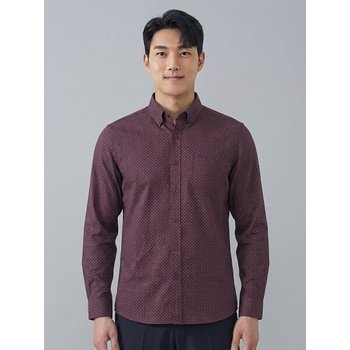 남성 잔프린트 셔츠 AGBSL8431-415