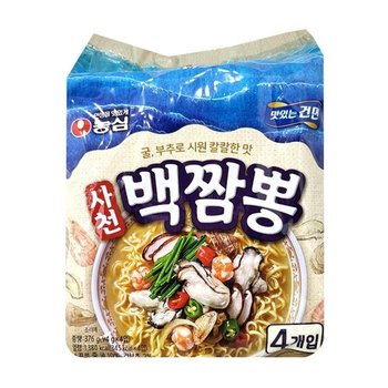 농심 사천백짬뽕 4개입 x 이무 2개 해장 시원한국물 (52366740)