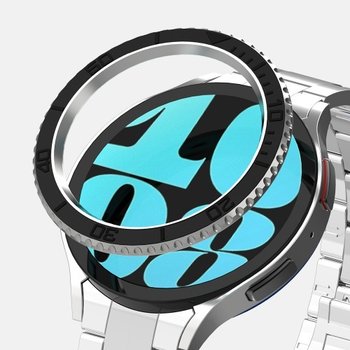 [퍼슬랏] 갤럭시 워치 6 세라믹 메탈 프리미엄 커버 케이스 (베젤링) - 롤렉스1