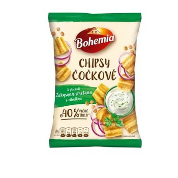 [해외] 보헤미아 체코 저지방 렌틸콩 감자칩 사워크림&양파  65g