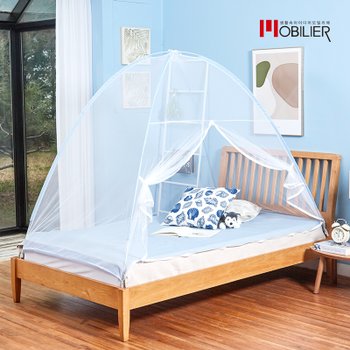 베스트바이글로벌 모빌리에 텐트형 바닥도 빈틈없는 원터치 모기장 (더블)