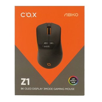 COX 마우스 Z1 (Display/3모드/블랙오렌지)