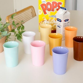 [마호]파스텔 멜라민 컵(350ml) x 3pcs