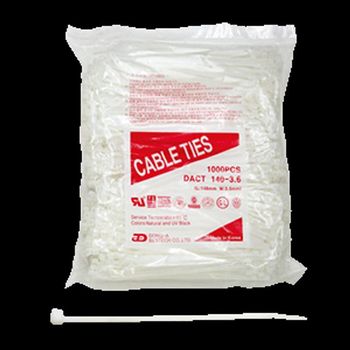 자재 동아 케이블타이(백색) DACT200-4.8-L 200mm(1봉/10