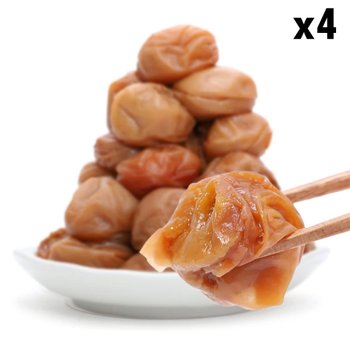 [해외] 미루도 키슈 미나미 첨가물 프리 우메보시 1KG 저염 4팩