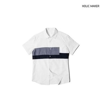 홀릭메이커 남자 셔츠 HKST005 남성 반팔 셔츠 (WCA3A1D)