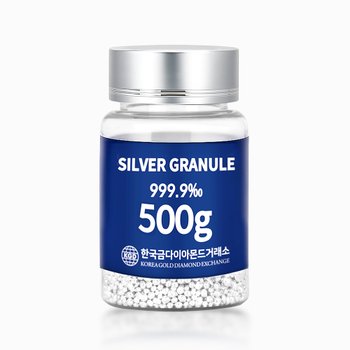 실버 그래뉼 500g 999.9 포나인 은투자 은바 은테크 은시세