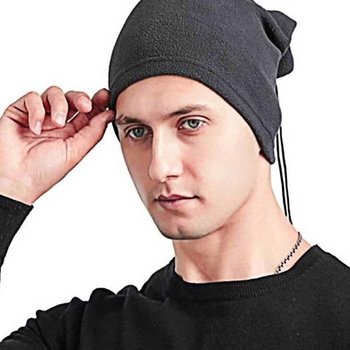 [MEN75194_53DW]겨울 플리스 방한 자전거 기모 그레이