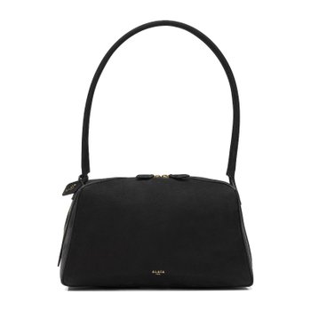 [해외] [해외배송] 알라이아 르 불도그 스웨이드 미디엄 숄더백 AA1L2019CA214999 BLACK