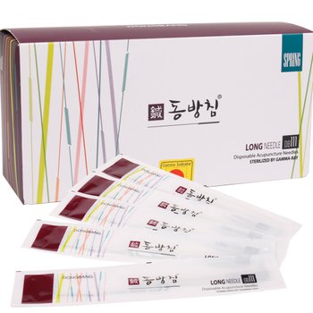 동방장침 0.25x90mm 1Box(1000pcs) 멸균침 한방침