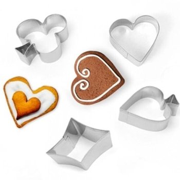 아트박스/와인앤쿡 포커 모양 베이킹 쿠키커터 4종세트