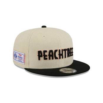 뉴에라 애틀랜타 호크스 2025 시티 에디션 크롬 화이트 코듀로이 9FIFTY 스냅백 모자 7245022