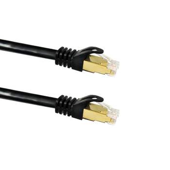 CAT8 랜케이블3M 블랙 S-FTP 허브 기가 인터넷 공유 랜케이블 연선 사무실확장 인테리어