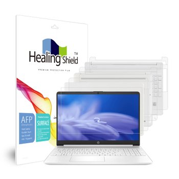 HP 15S-fq1003TU 올레포빅 고광택 액정보호필름1매 외부3종 세트