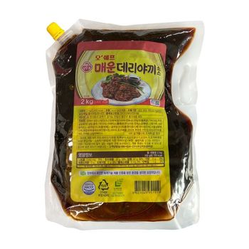 오쉐프 매운데리야끼소스 2kg 스파우트팩 6개_P359594529