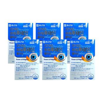 종근당 20100 파워 루테인 플러스 500mg x 30캡슐 6박스 HIS (S49771168)