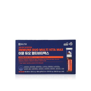 종근당 이뮨 듀오 멀티비타맥스 24개입+쇼핑백