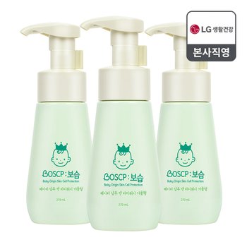 베비언스 보습 베이비 샴푸 앤 바디워시 거품형 270ml x 3개