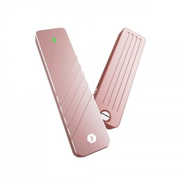 장우컴퍼니 JW-I9 PRO M.2 NVMe SSD 외장케이스 로즈골드 (SSD미포함)