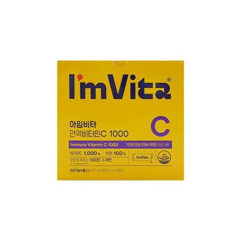종근당건강 아임비타 면역비타민C 1000 2.5g x 60포 x 1개