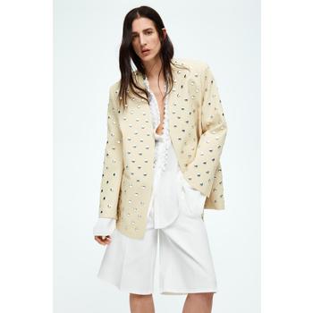 스터드 재킷 라이트 베이지 1278371001