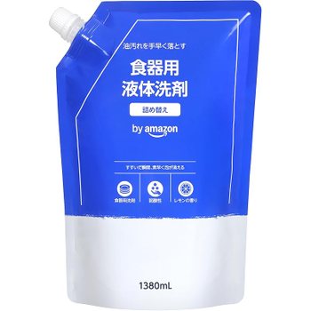 [해외] by 식기용 세제 액체 타입 리필 대용량 2760ml 1380ml x 2봉