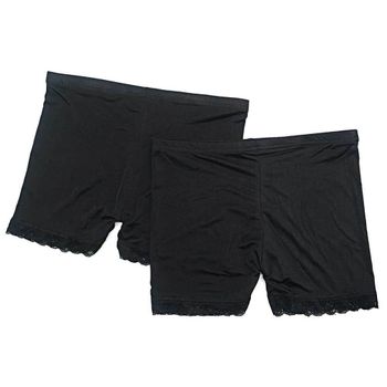 레깅스 HEDT0857 속치마 검정 이지웨어 면 속바지 숏바지