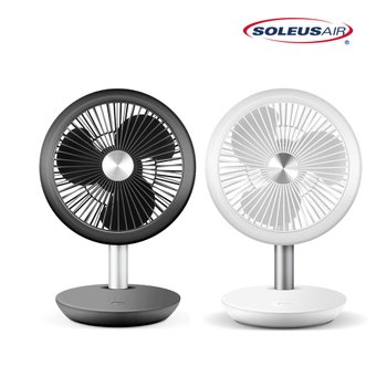 [오늘출발] 솔러스에어 휴대용 미니 소형 무선 탁상용 선풍기 AIR601TF
