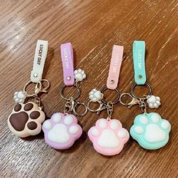 발바닥 인기 고양이 키링 열쇠고리 감성 키홀더 가방